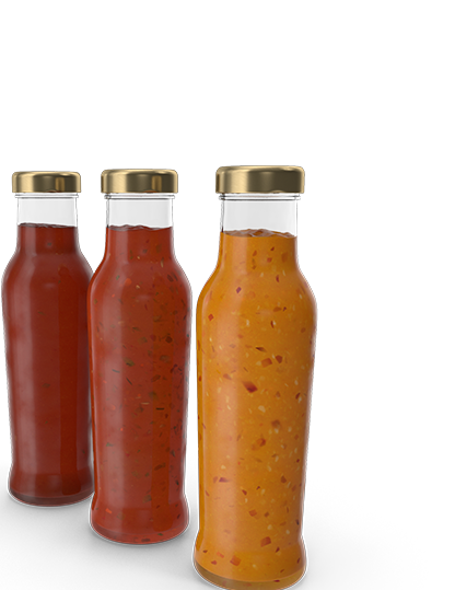 Botellas para salsas